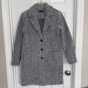 Charlies Bouclé Coat with Notch Collar (NWOT)